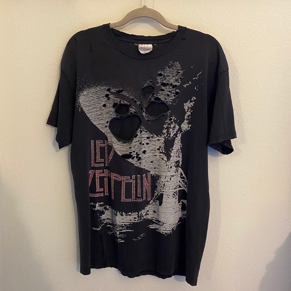 Distressed Vintage Led Zeppelin T-Shirt